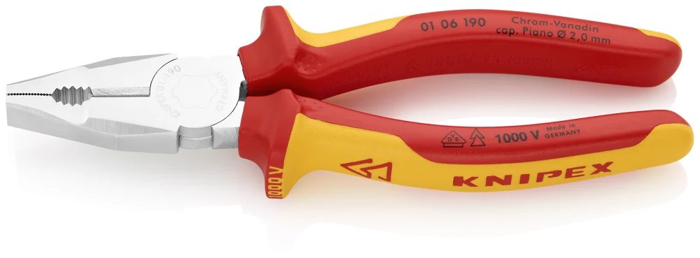 Knipex Kliješta Kombinovana 190mm 1000V – 01 06 190