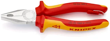 Knipex Kliješta Kombinovana 180mm Sa Priveznicom 1000V – 03 06 180 T