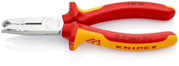 Knipex Kliješta Za Skidanje Izolacije 165 mm Sa Sječicama 1000V – 13 46 165