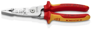 Knipex Kliješta Elektroinstalacijska Multifunkcionalna 200mm 1000V – 13 76 200 ME