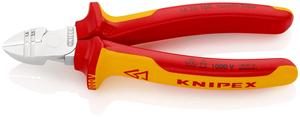 Knipex Kliješta Bočna Sječa – Sječice / Skidanje Izolacije 160 mm 1000V – 14 26 160
