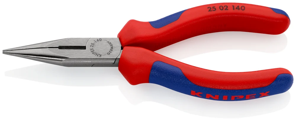 Knipex Kliješta Poluokrugla Špicasta Ravna 140mm – 25 02 140