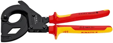 Knipex Škare Makaze 315 mm Za Kablove Ojačane Čeličnom Sajlom fi 45 mm / 380 mm2 / 1000V – 95 36 315 A
