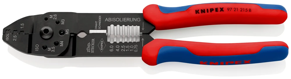 Knipex Kliješta Za Kabl Stopice Neizolirane 0,5 – 2,5 mm2 – 97 21 215 B