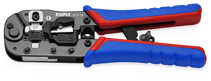 Knipex Kliješta Za 8 Polne Konektore RJ45 (8P8C) 191 mm – 97 51 13
