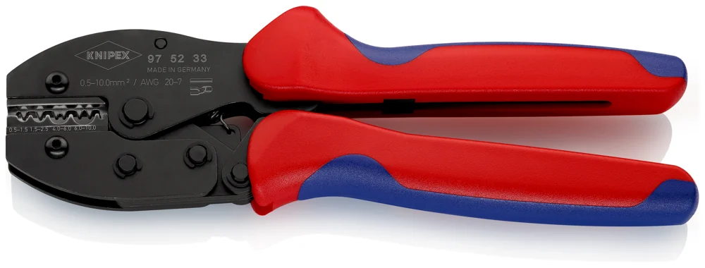 Knipex Kliješta Za Presanje Kabl Stopica Neizoliranih 0,5-10,0 mm2 PreciForce – 97 52 33