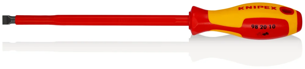 Knipex Odvijač Plosnati VDE 10 x 200 / 320 mm 1000V – 98 20 10