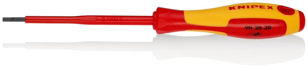 Knipex Odvijač Plosnati VDE 3,0 x 100 / 202 mm 1000V – 98 20 30