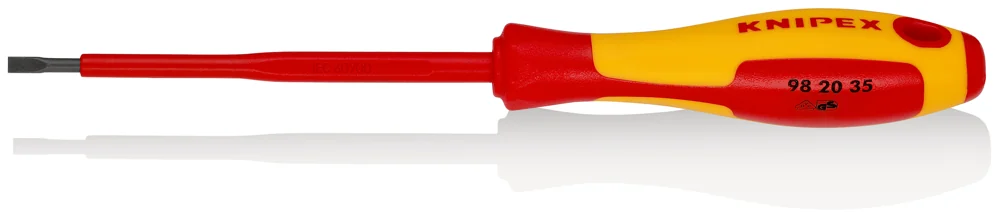 Knipex Odvijač Plosnati VDE 3,5 x 100 / 202 mm 1000V – 98 20 35