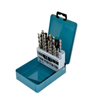 Makita – 18-dijelni set burgija za metal, drvo i ciglu u metalnoj kutiji D-46202