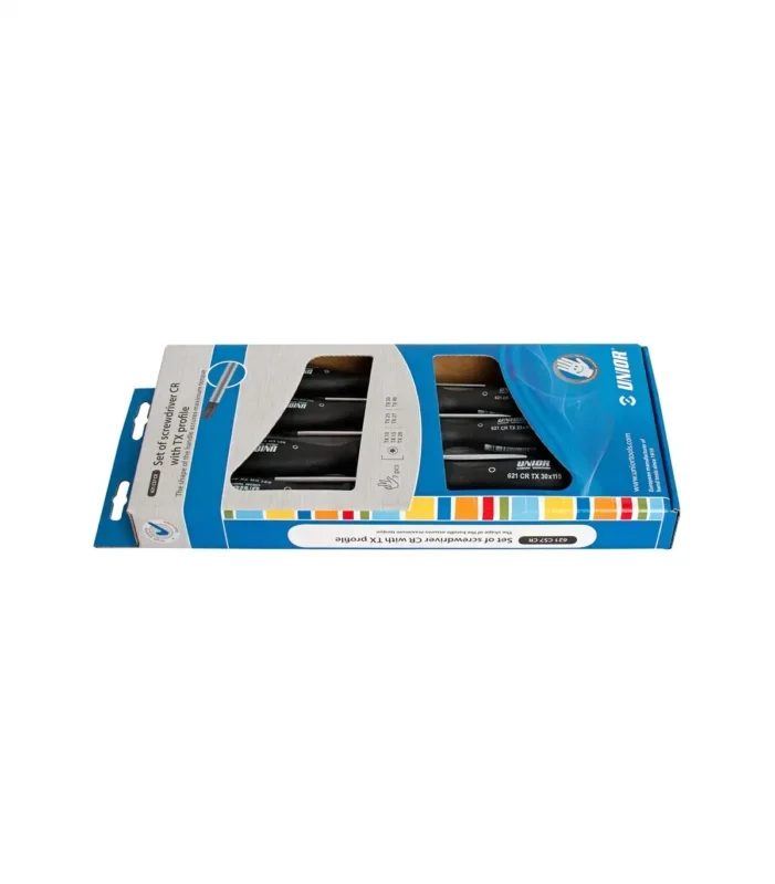 Unior – Izvijači Torx CR u garnituri 621CS7CR