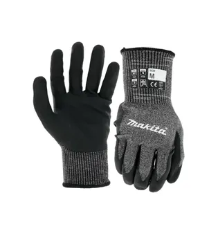 Makita – Radne rukavice Advanced FitKnit Cut Level 7, nitrilne, M, L, XL