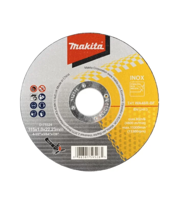 Makita – Tanka rezna ploča za INOX 115-230 mm