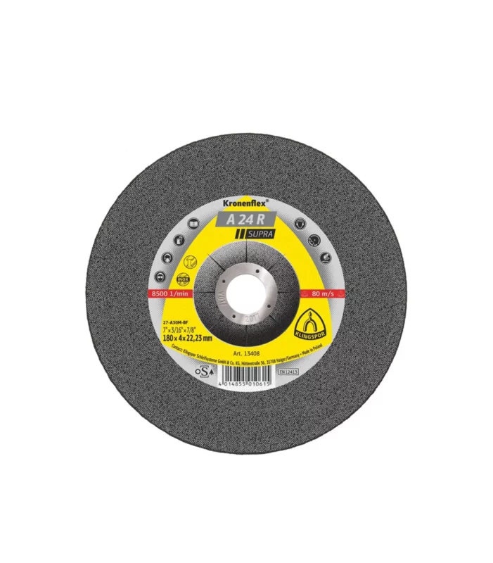 Klingspor – A 24 R Supra – 25/1 Rezna ploča za metal 230 × 3 × 22,23 mm (13464)