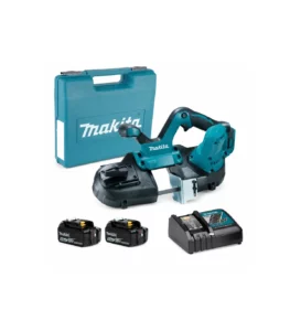 Makita – Akumulatorska tračna pila 18 V DPB181RFE, 2 × 3,0 Ah