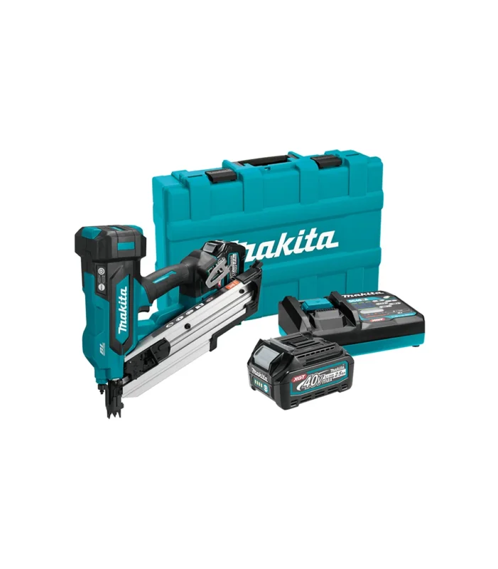XGT Makita 40V – Aku pištolj za eksere 40 V max u setu sa 2x baterije 2,5 AH, brzim punjačem i koferom BN001GD201