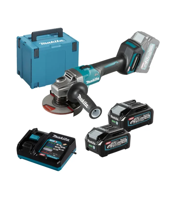 XGT Makita 40V – Akumulatorska ugaona brusilica 40V, 125mm GA008GM201