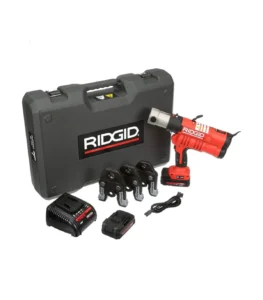 Ridgid – Presa RP 340-B + 18V 2.0A Advanced Lithium baterija + 230V Advanced Lithium Punjač + Kutija + V 18-22-28mm Čeljusti