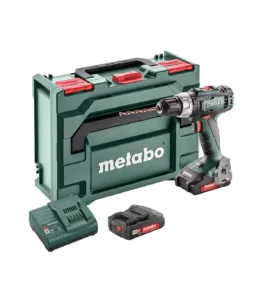 Metabo – Akumulatorska bušilica – odvijač u setu sa dvije baterije 2.0 Ah punjačem i koferom BS 18 L