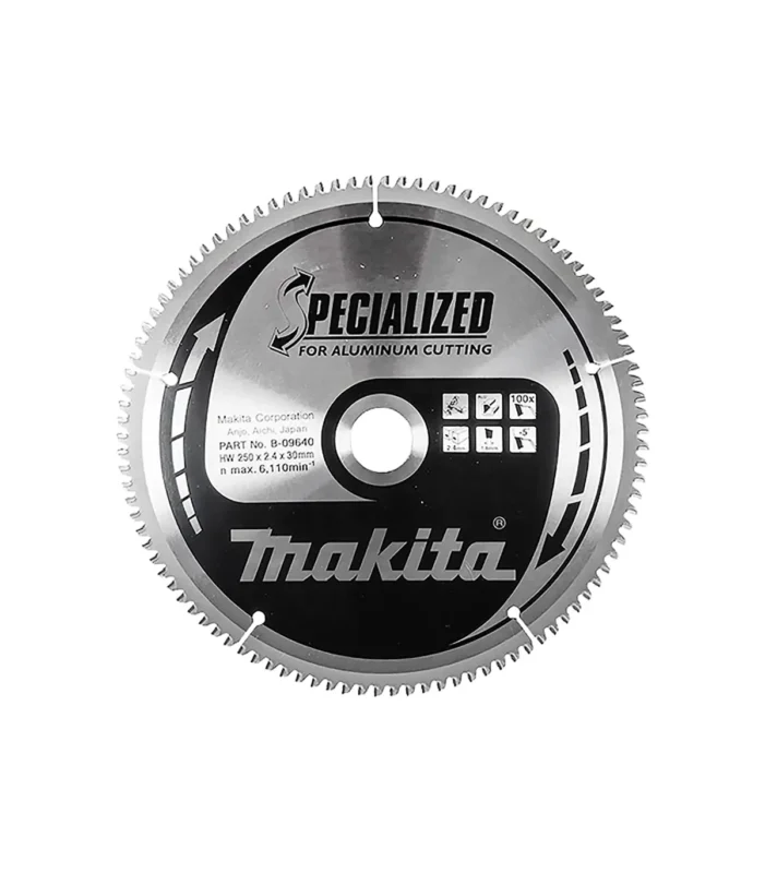 Makita – List / ploča za pilu Specialized 250×30 100Z (za aluminij) B-09640