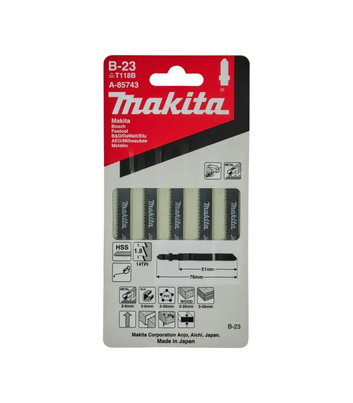 Makita – Listovi za ubodnu pilu A-85743