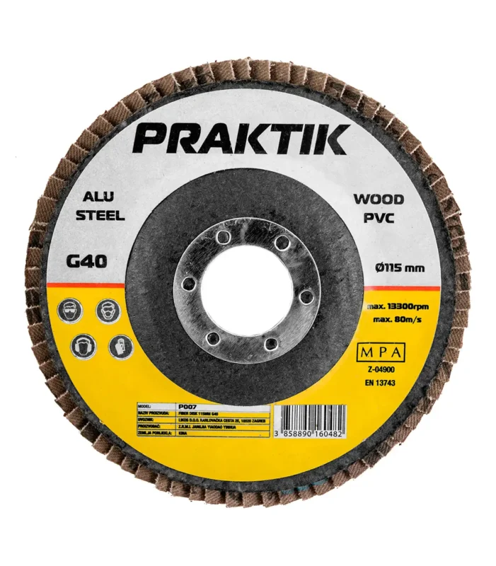 Praktik – Lamelni disk 115 mm GR.40 P007