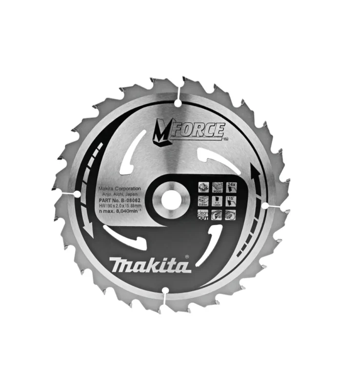 Makita – List pile MForce za drvo 190×15,88 mm B-08062