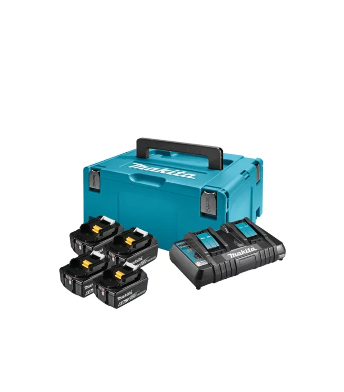 Makita – LXT Power set u koferu MAKPAC 3, BL1860Bx4, DC18RD 198091-4