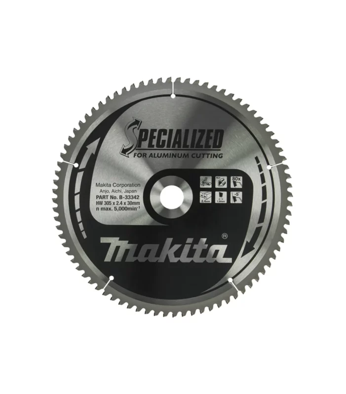 Makita – TCT Specialized list potezne kombinovane pile za aluminijum 305 mm, 305x30x1,8 mm 80Z B-33342