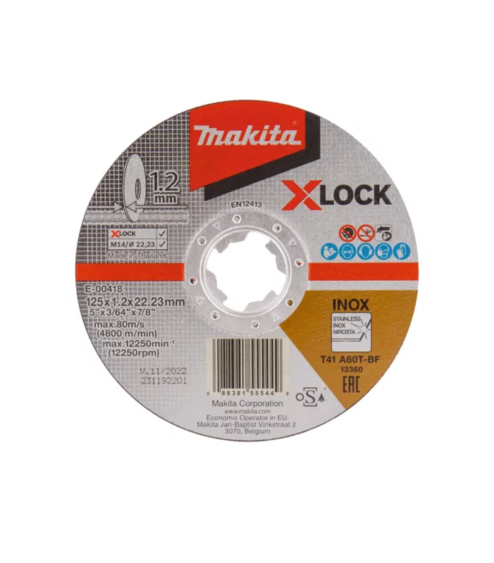 Makita – Tanka rezna ploča X-LOCK E-00418
