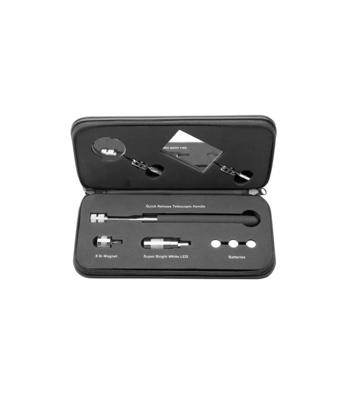 Unior – Set pomagala – ogledalo, magnet, svjetiljka 240x110x45mm  2084