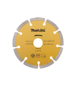 Makita – Dijamantna ploča sa segmentnim rubom za beton 125×22,23×1,9 mm A-84115